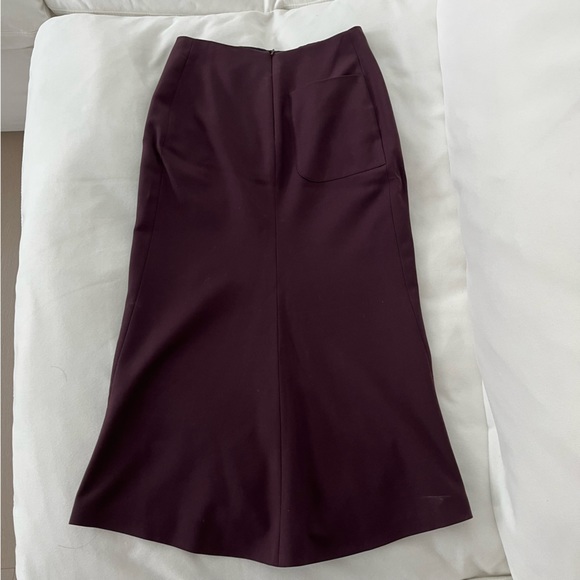 Joseph plum wool skirt XS - Picture 2 of 9